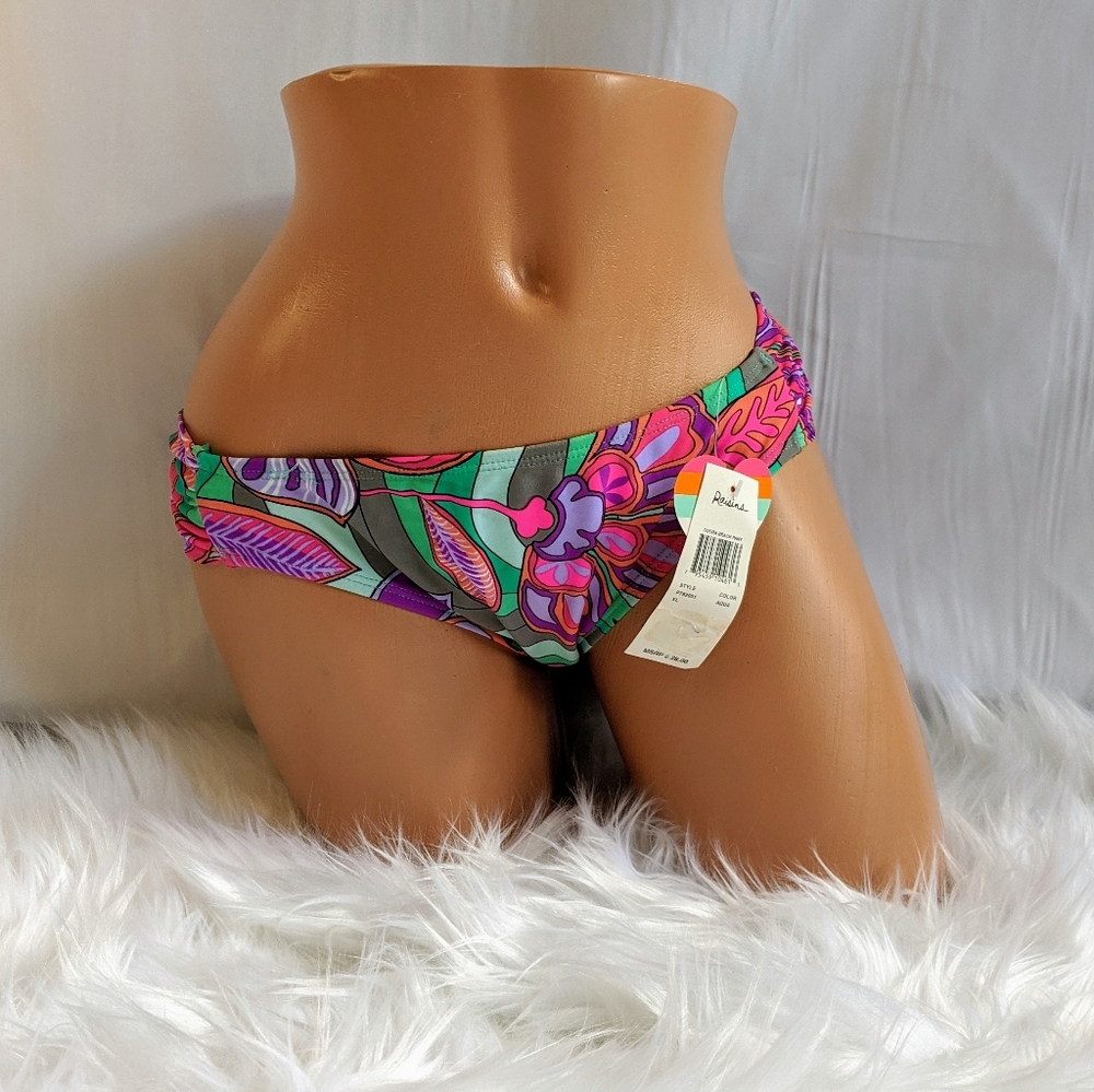 Raisins Retro Floral Swim Bottoms NWT